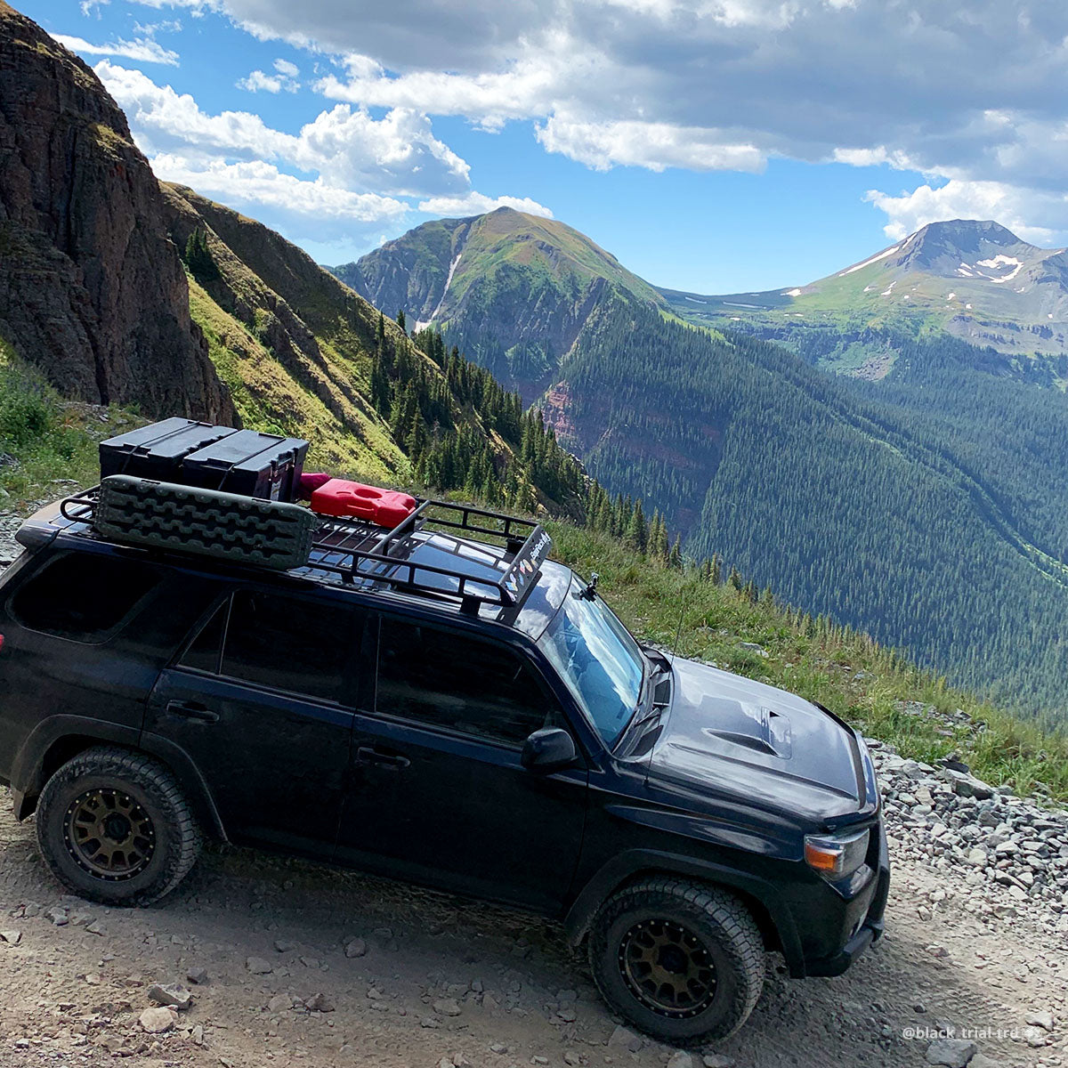 Toyota 4runner 2013 Roof Rack Standard Long Basket with Sunroof Cutout