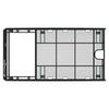 Bajarack Toyota 5th Gen 4Runner Roof Rack - Standard Basket (long) (sunroof cutout - mesh floor) (2010-2022)