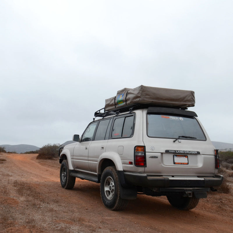 Bajarack EXP Land Cruiser 80 Series Roof Rack (20" front basket & rear flat section) (1990-1997)