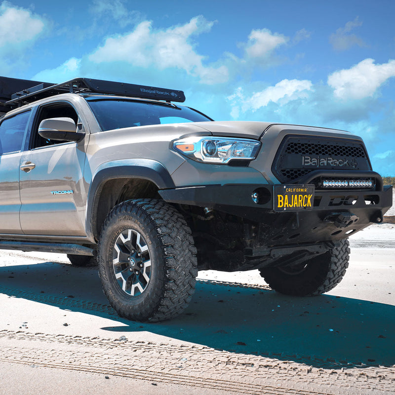 Toyota Tacoma Roof Rack with SPY Light System - Utility (flat) (2005-2022) | Bajarack 