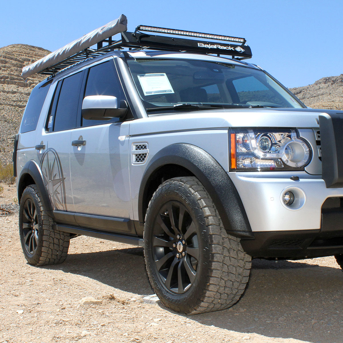 Land Rover Lr3 Rear Rack Land Rover Roof Rack Awning Mount - LR3 & LR4 | BajaRack – Bajarack ...