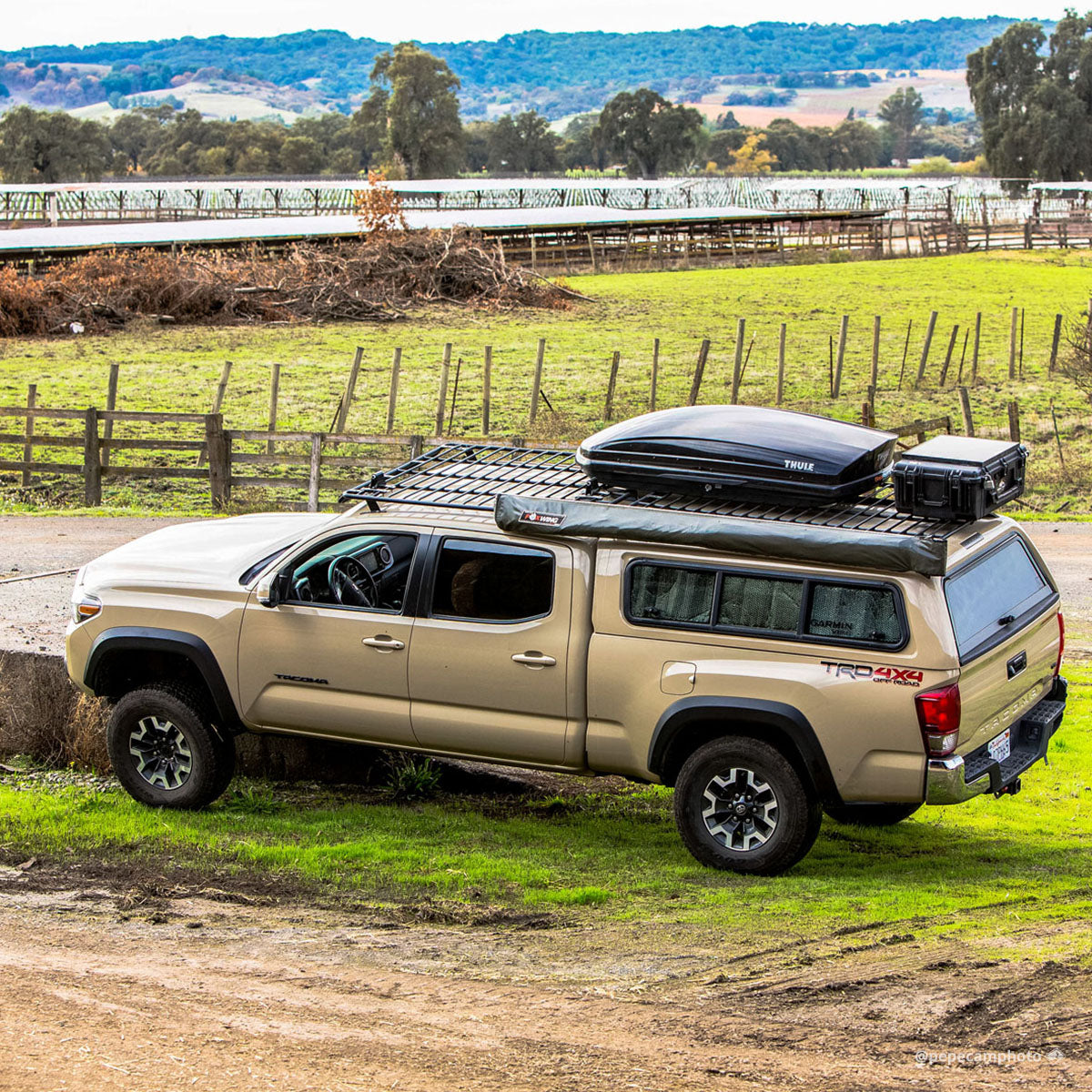 Camper Shell Roof Rack - Utility (flat) | BajaRack – Bajarack Adventure ...