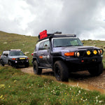 FJ Cruiser Roof Rack w/ SPY Light System - Utility (flat) | BajaRack