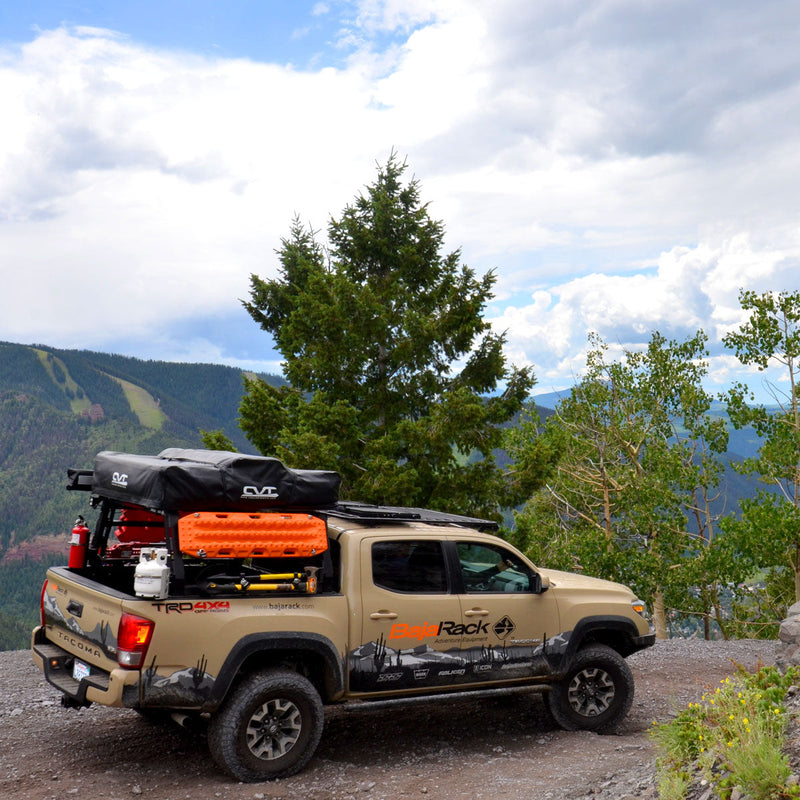 Toyota Tacoma Roof Rack - Utility (flat with satellite antenna cutout) (2005-2022) Bajarack